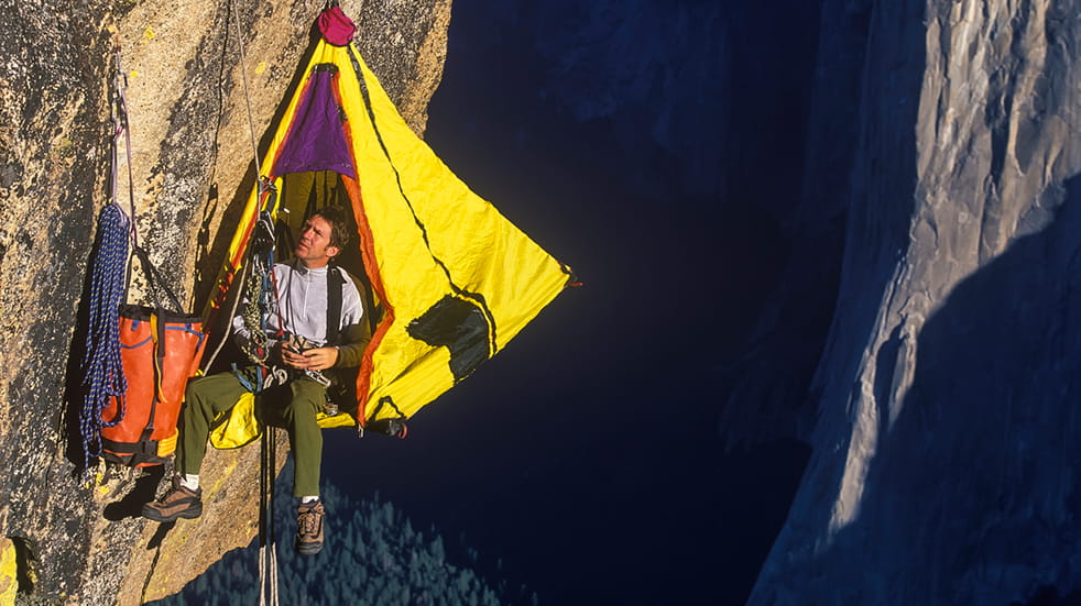Best adrenaline days out: portaledge camping